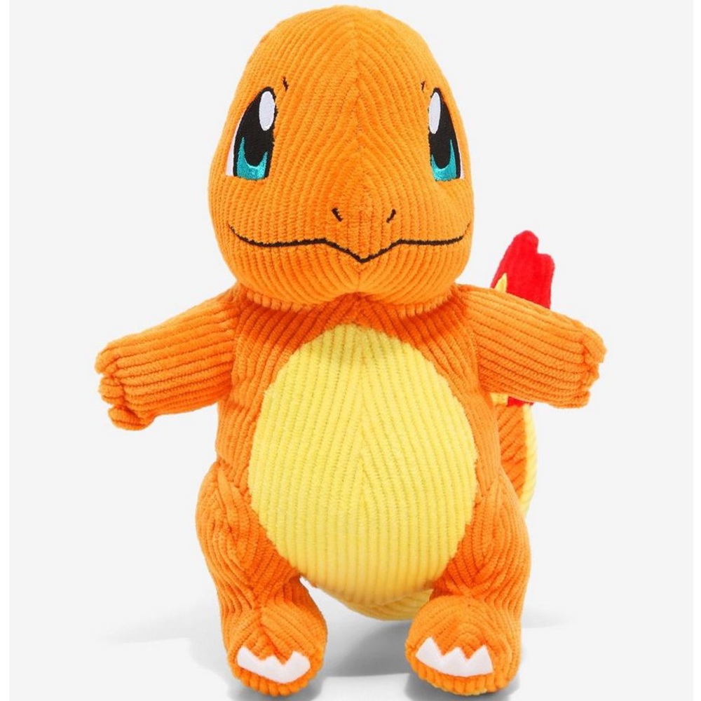 Pokemon 8” Charmander Corduroy Plush Officially Licensed Stuffed Animal Toy, NWT